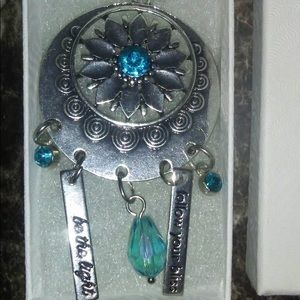 Dream catcher necklace with quotes